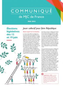Elections législatives : le communiqué de MJC de France